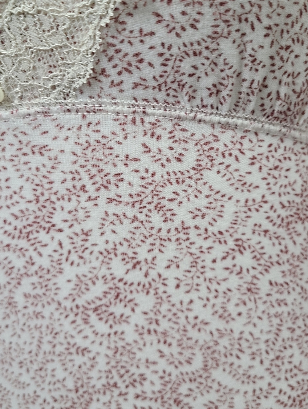 ♡ Y2K ♡ Abercrombie Burgundy Floral Lace Button Front Babydoll Cami Tank Top - Picture 8 of 9